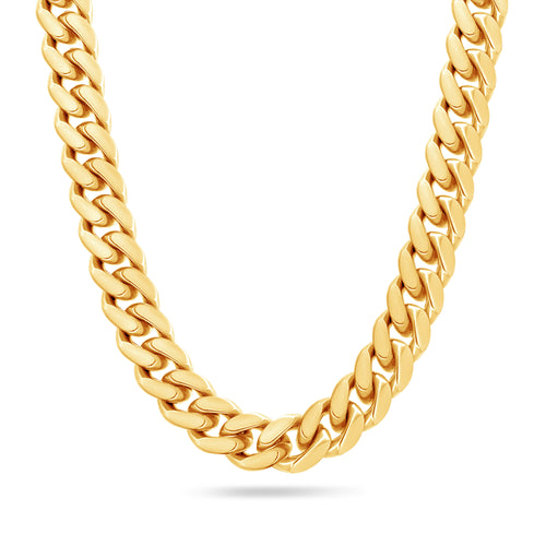 Gold Cuban Link Chain (10mm)