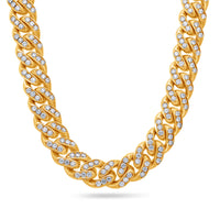 Diamond Cuban Link Chain (11mm 1 Row Oversized)