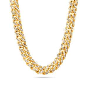 Diamond Cuban Link Chain (9mm)