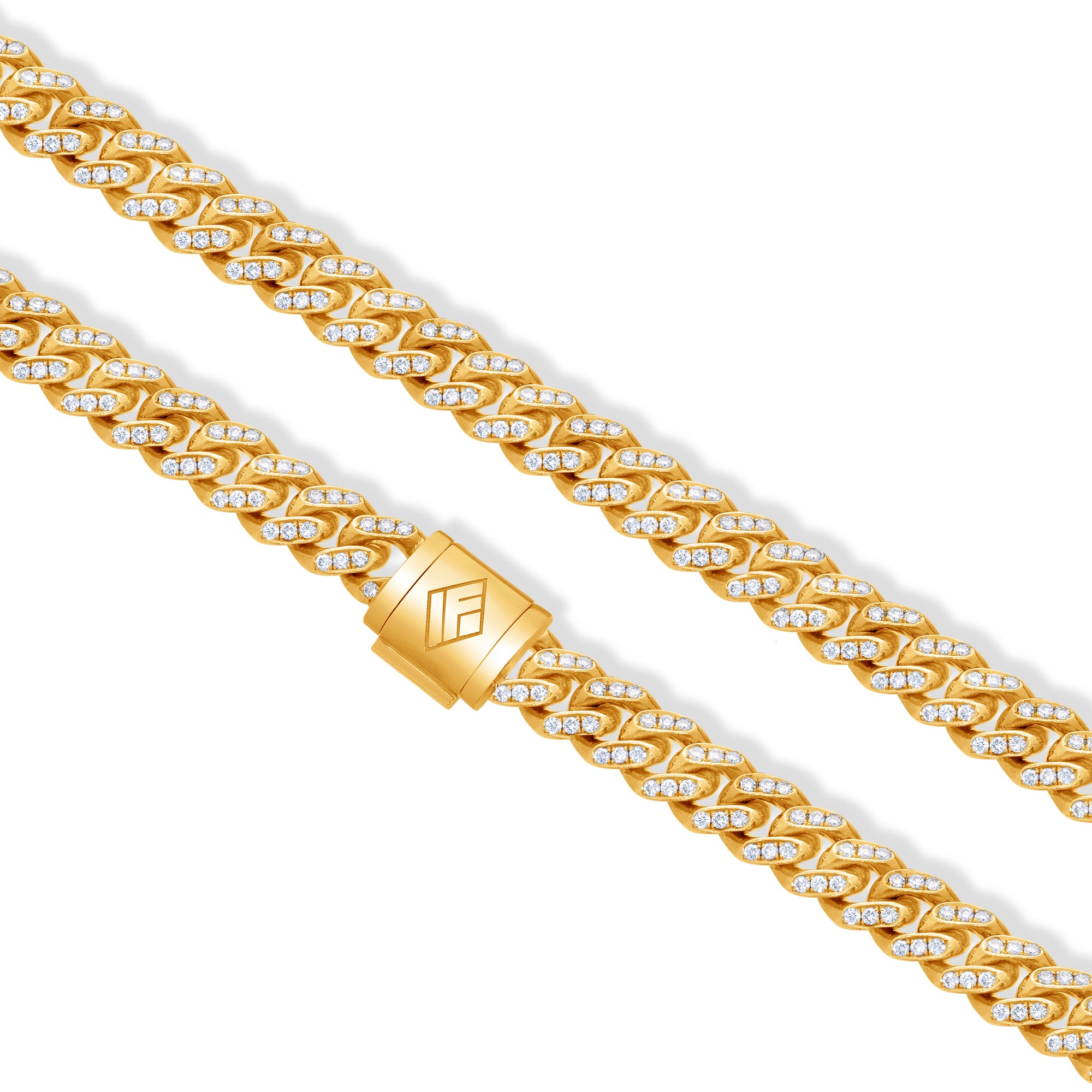 Diamond Cuban Link Chain (9mm)