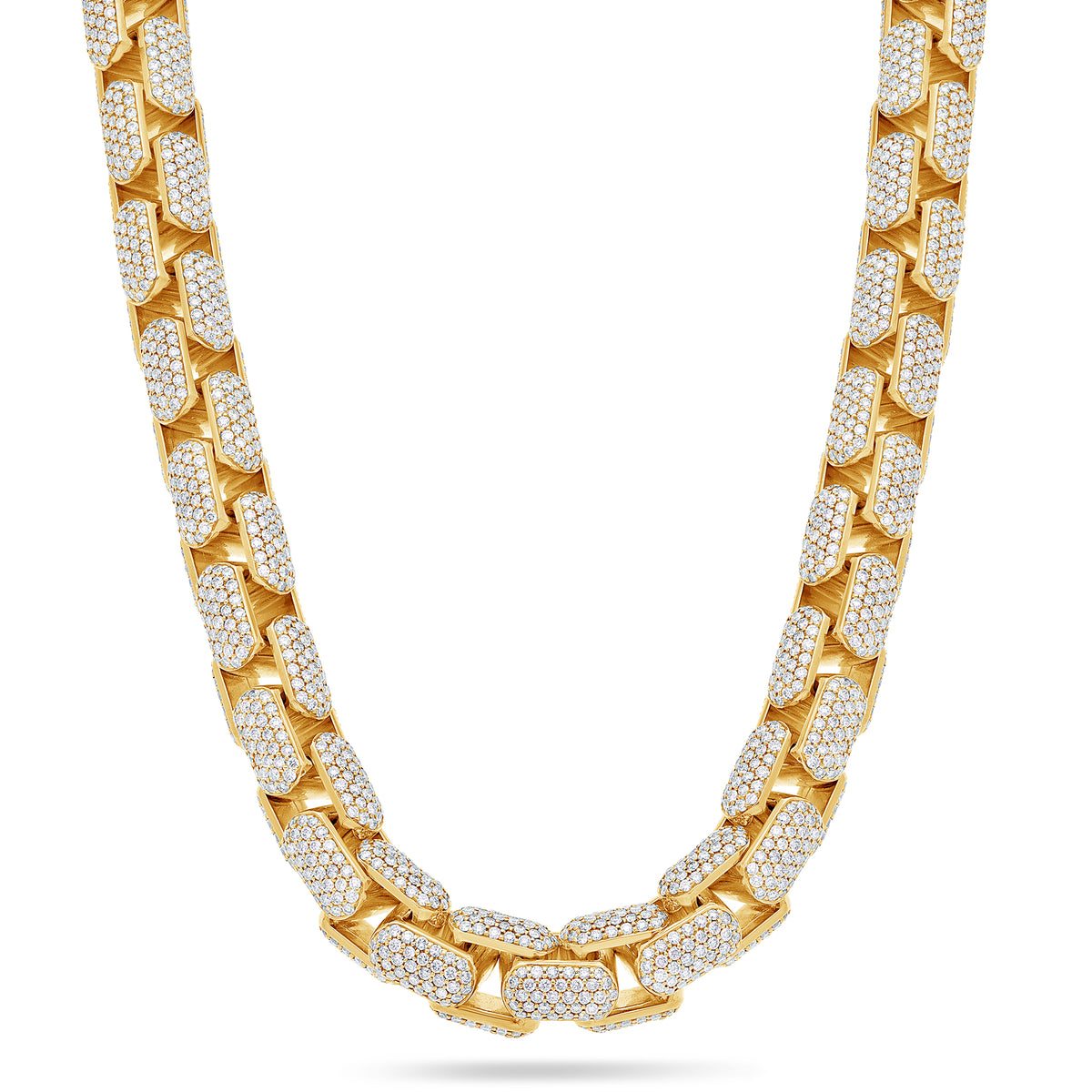 Mellow Moon - Link chain Necklace - Forgyldt main image 1