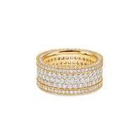 Massimo Eternity Ring (3-Row)