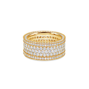 Massimo Eternity Ring (3-Row)