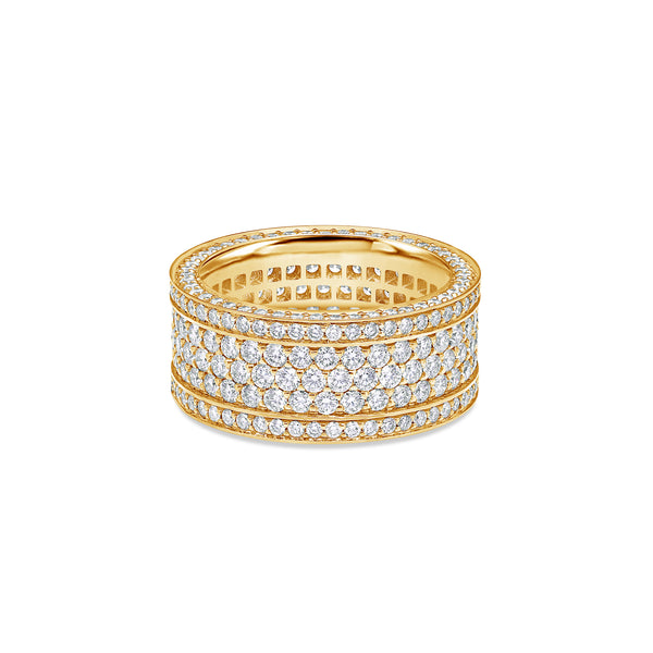 Massimo Eternity Ring (3-Row)
