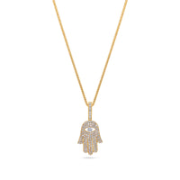 Micro Hamsa Piece (Blessings, Fully Iced)