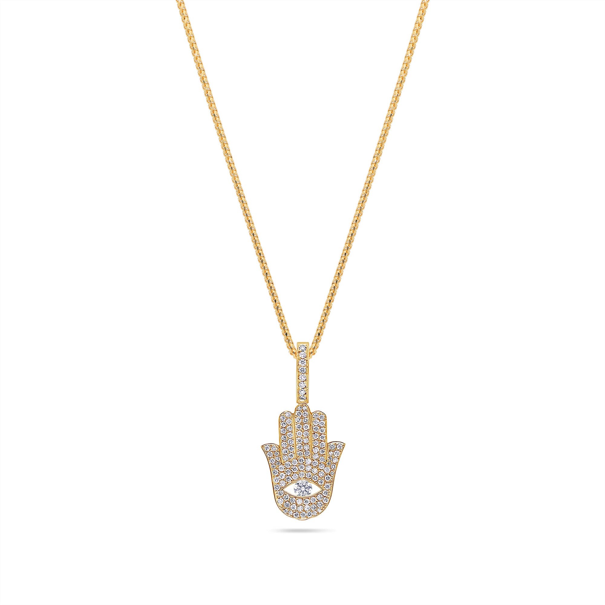 Micro Hamsa Piece (Protection, Fully Iced)