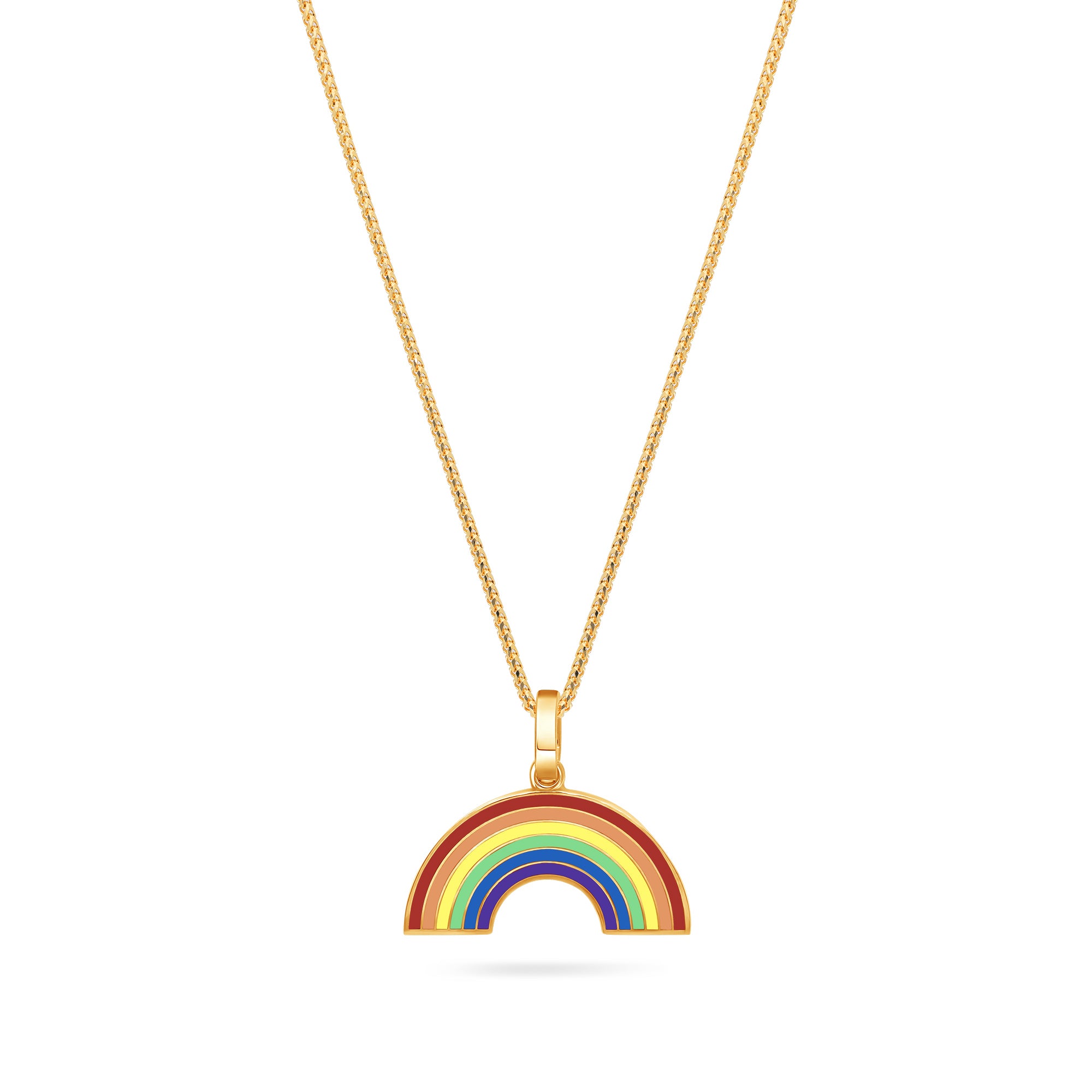 Micro Rainbow Piece (Solid Gold)