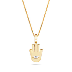 Milli Hamsa Piece (Protection, Diamond Eye)