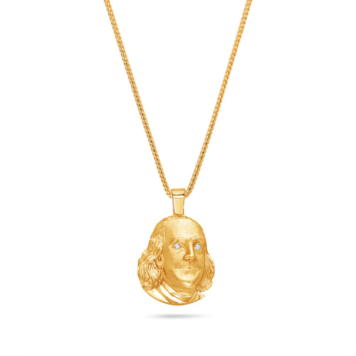 Milli Ben Franklin Piece (Diamond Eyes)