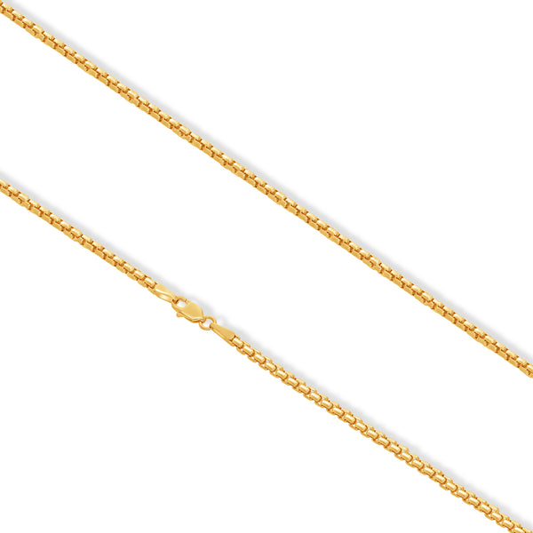 Gold Moon Link Chain (2.7mm)