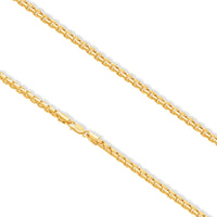 Gold Moon Link Chain (4mm)