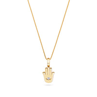 Nano Hamsa Piece (Protection, Diamond Eye)