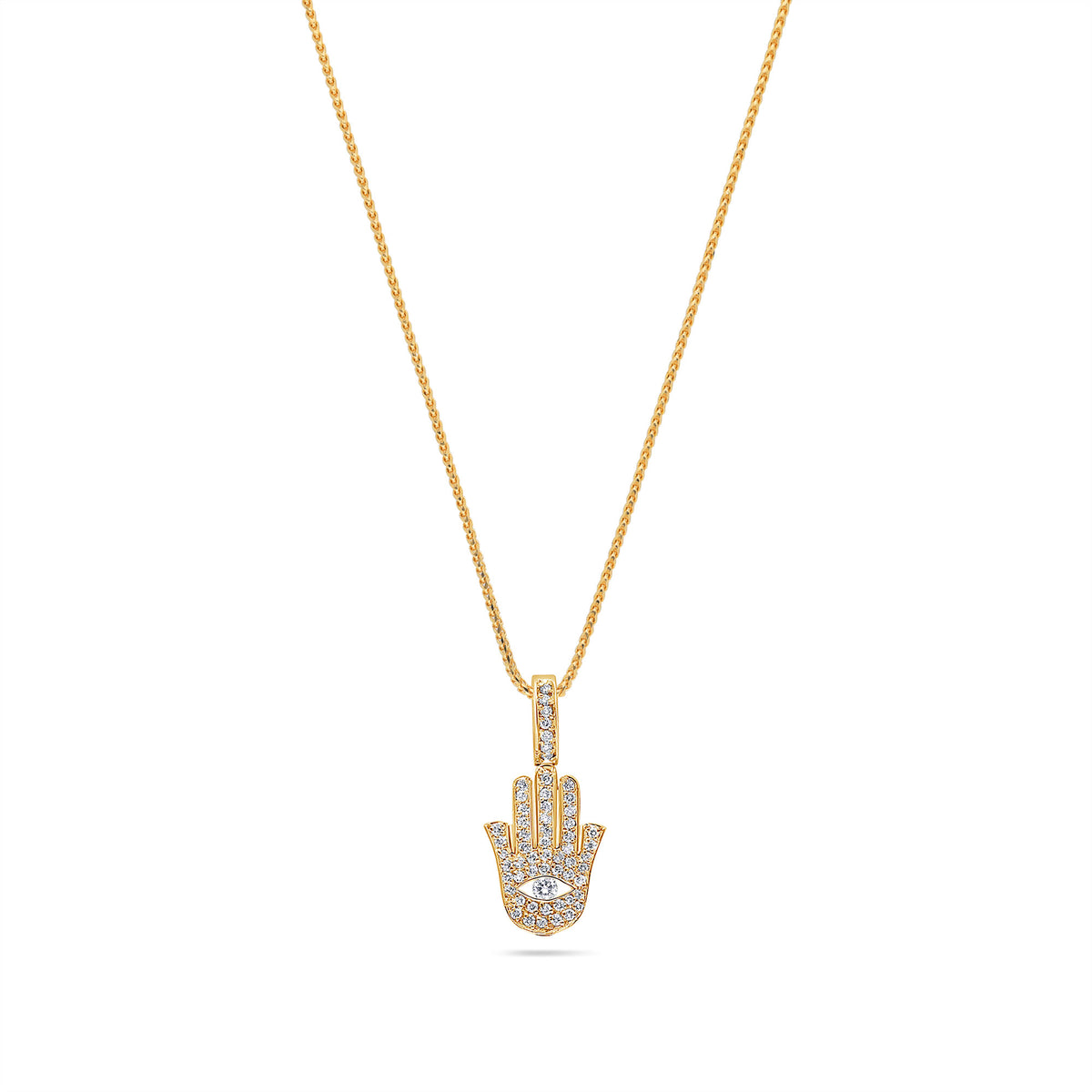 Nano Hamsa Piece (Protection, Fully Iced)