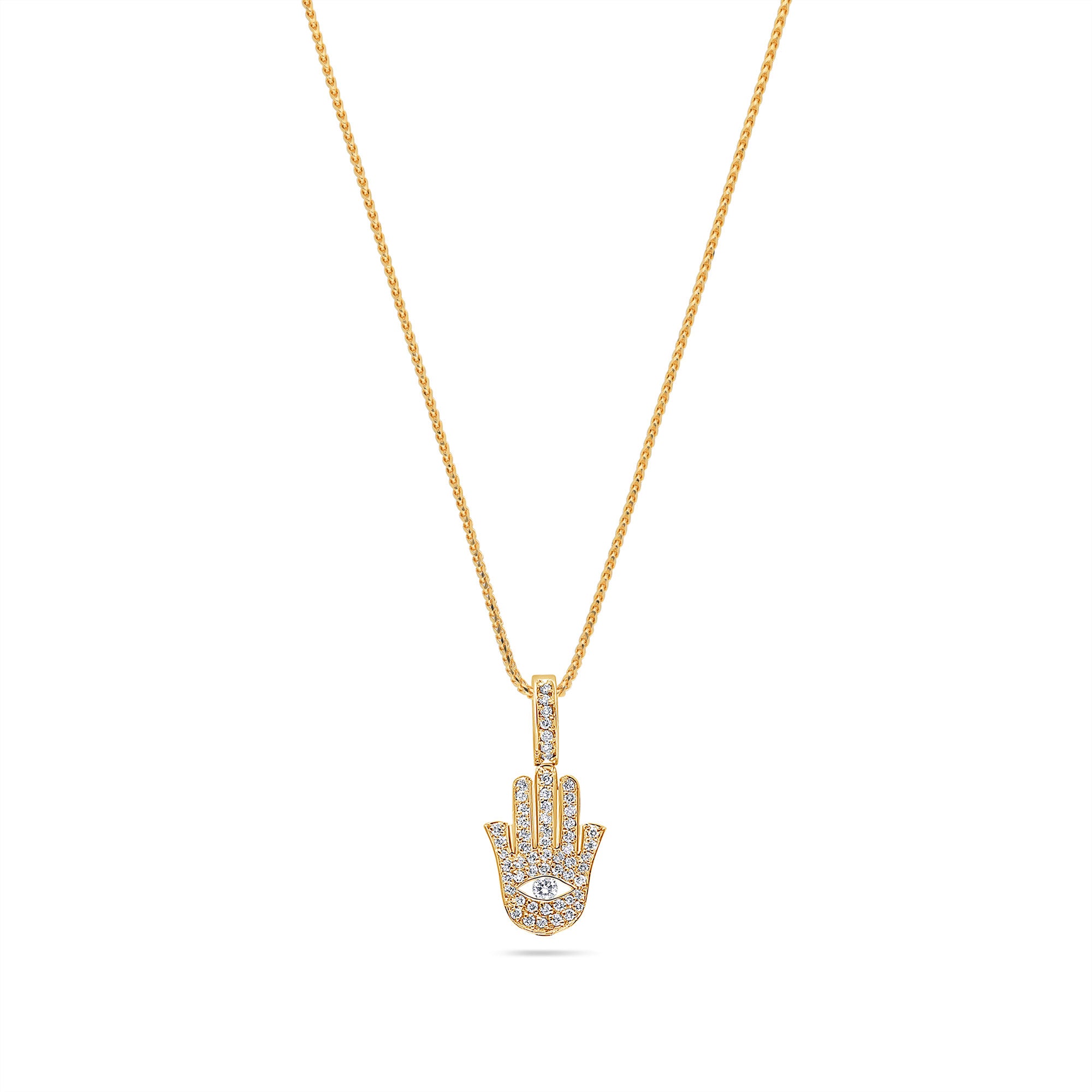 Nano Hamsa Piece (Protection, Fully Iced)