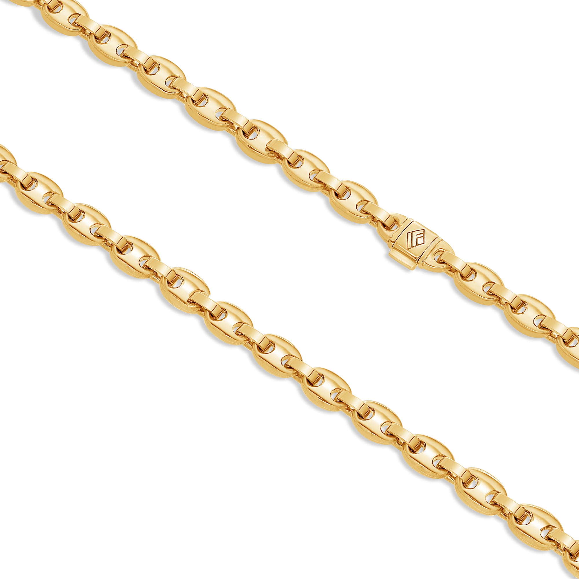 Gold Ocean Link Chain (7mm)