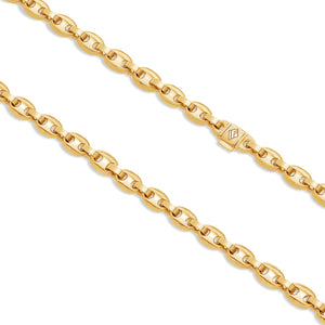 Gold Ocean Link Chain (7mm)