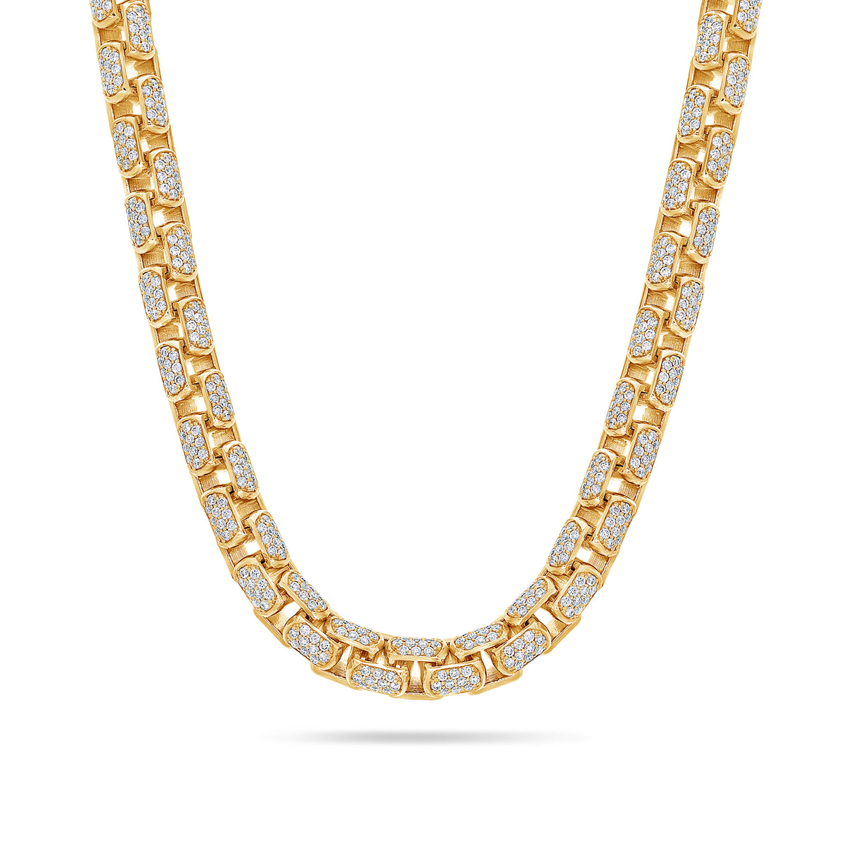 Diamond Moon Link Chain (6.5mm)
