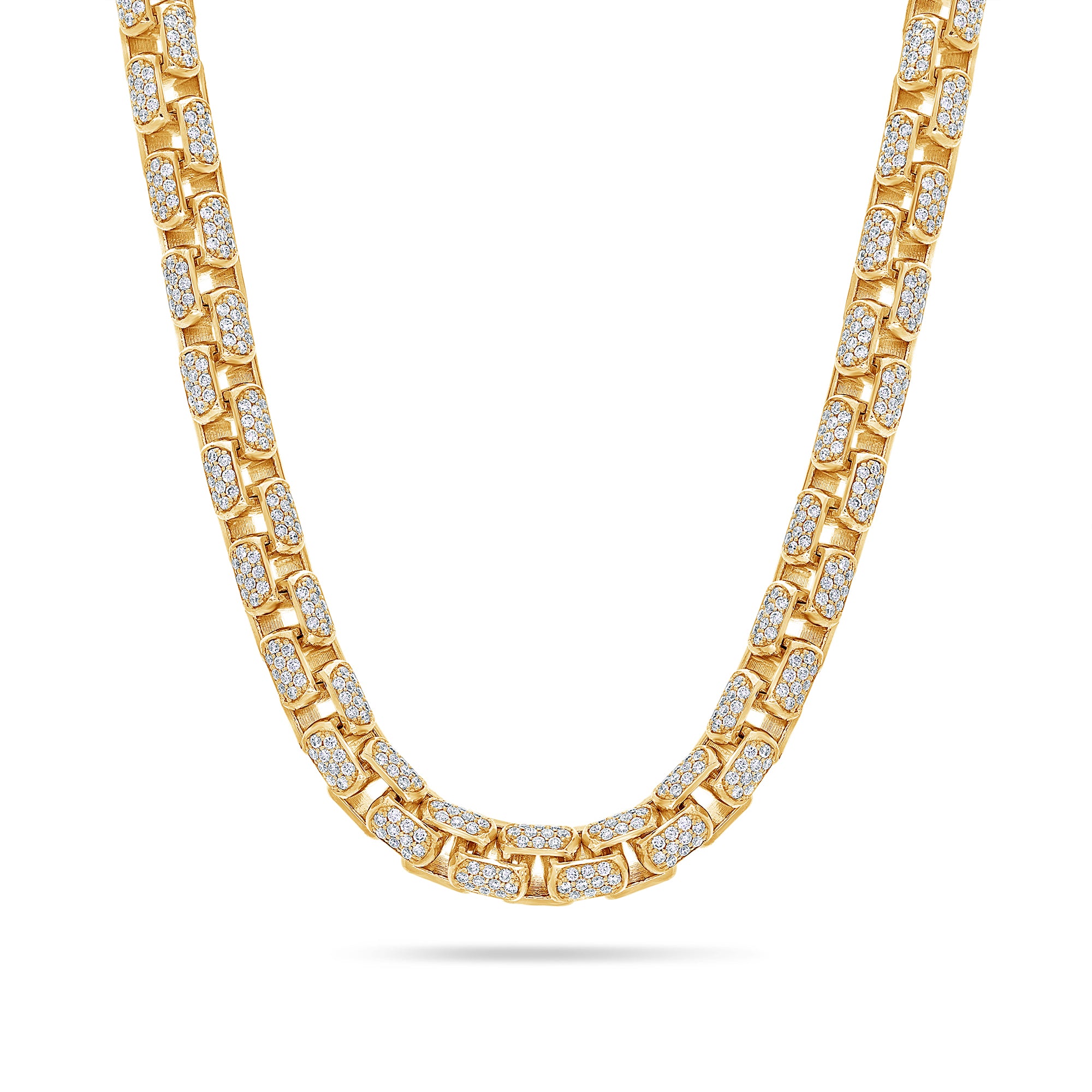 Diamond Moon Link Chain (6.5mm)