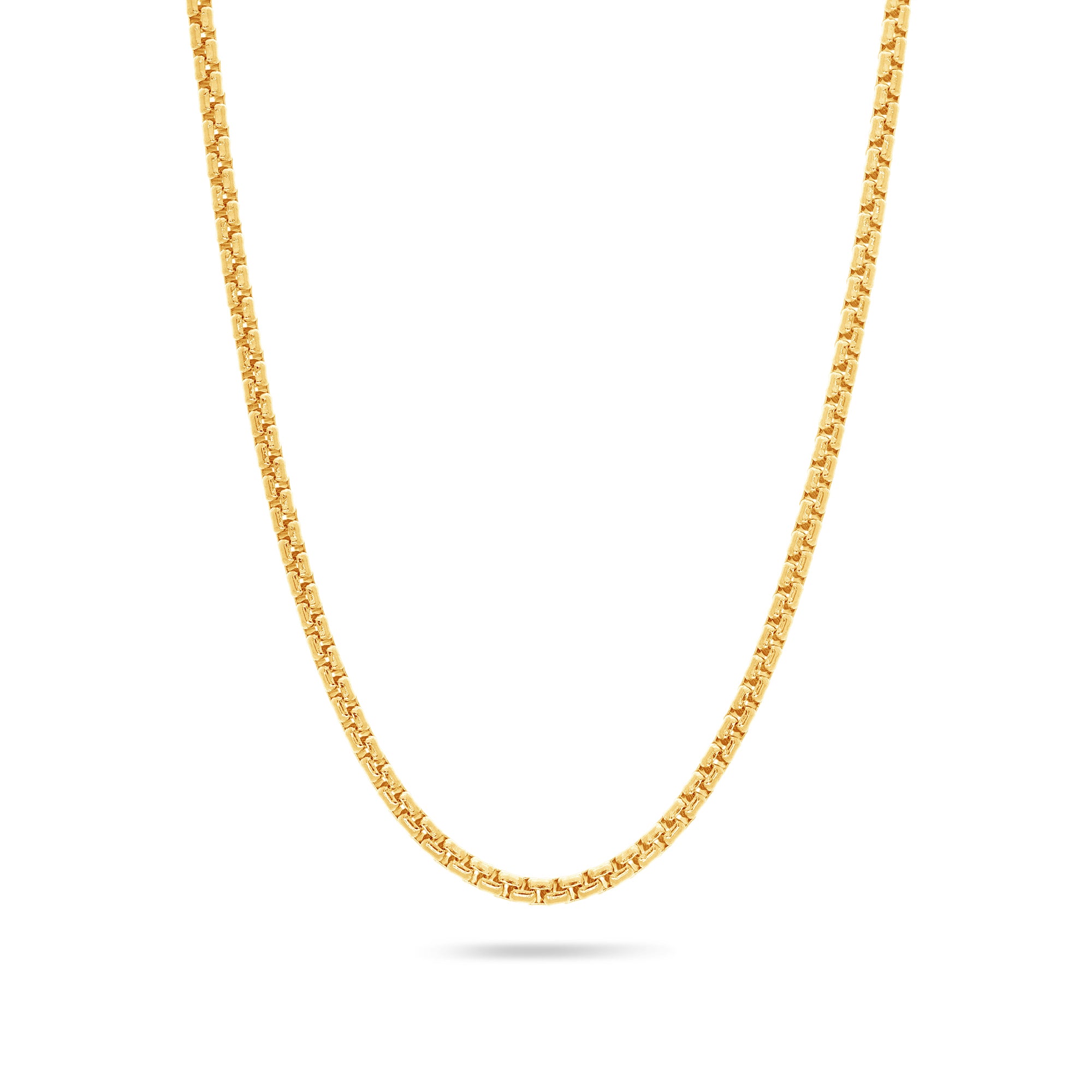 Gold Moon Link Chain (2.7mm)