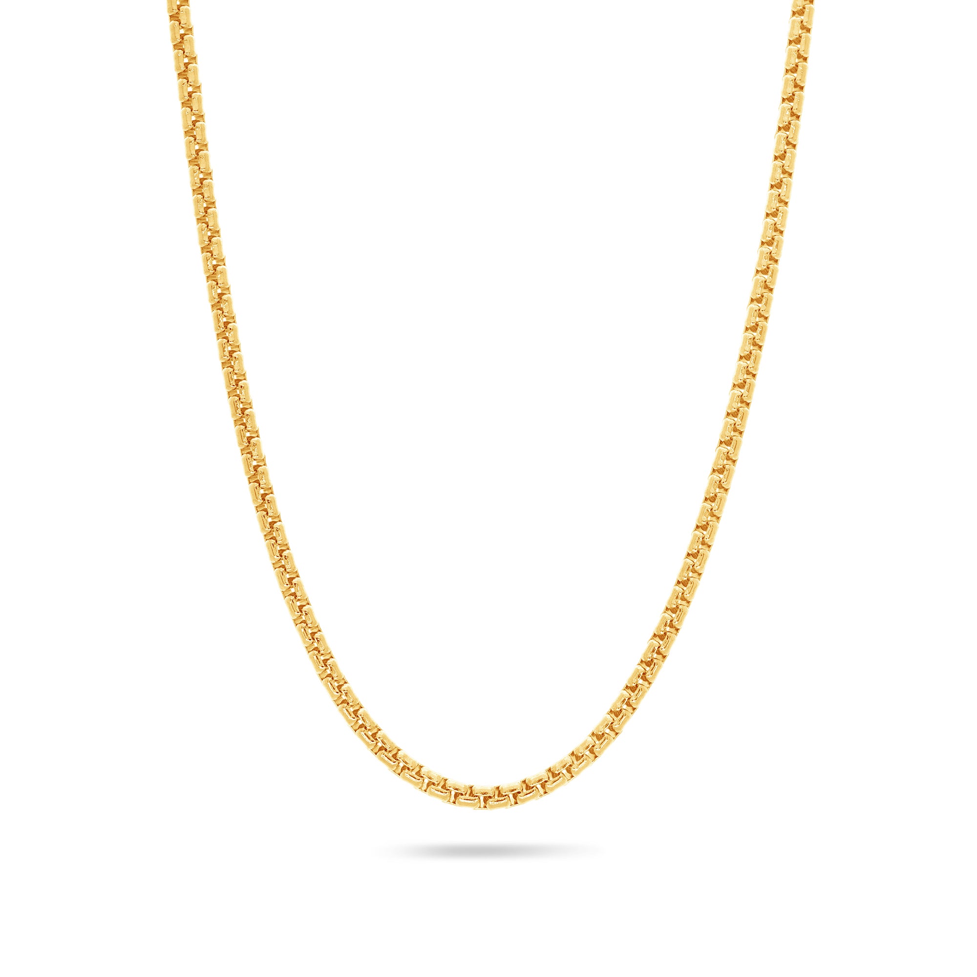 Gold Moon Link Chain (2.7mm)