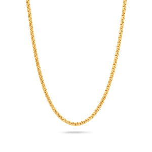 Gold Moon Link Chain (2.7mm)