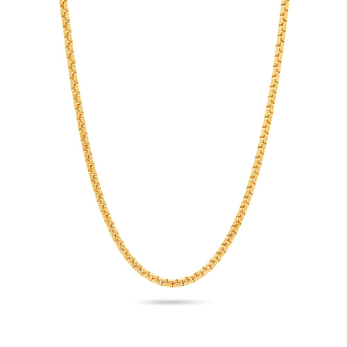 Gold Moon Link Chain (2.7mm)