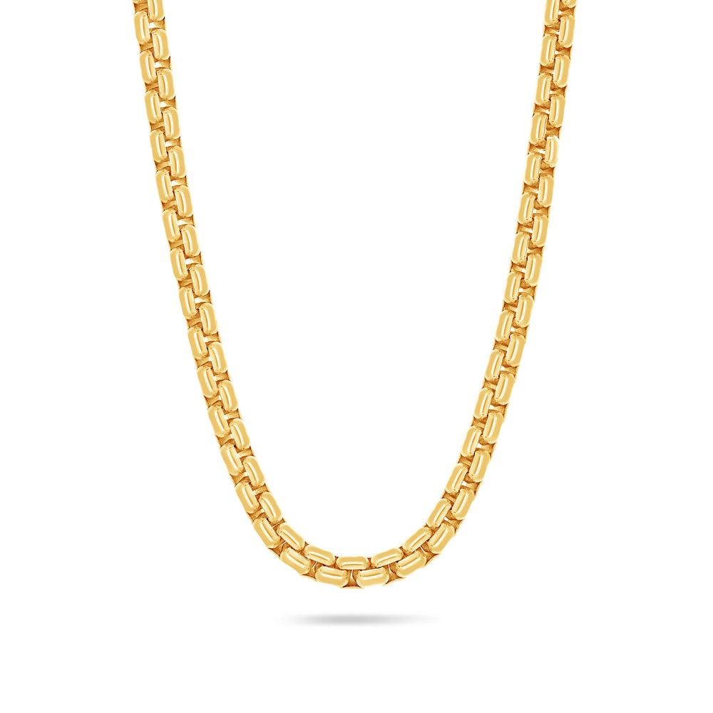 Gold Moon Link Chain (5mm)