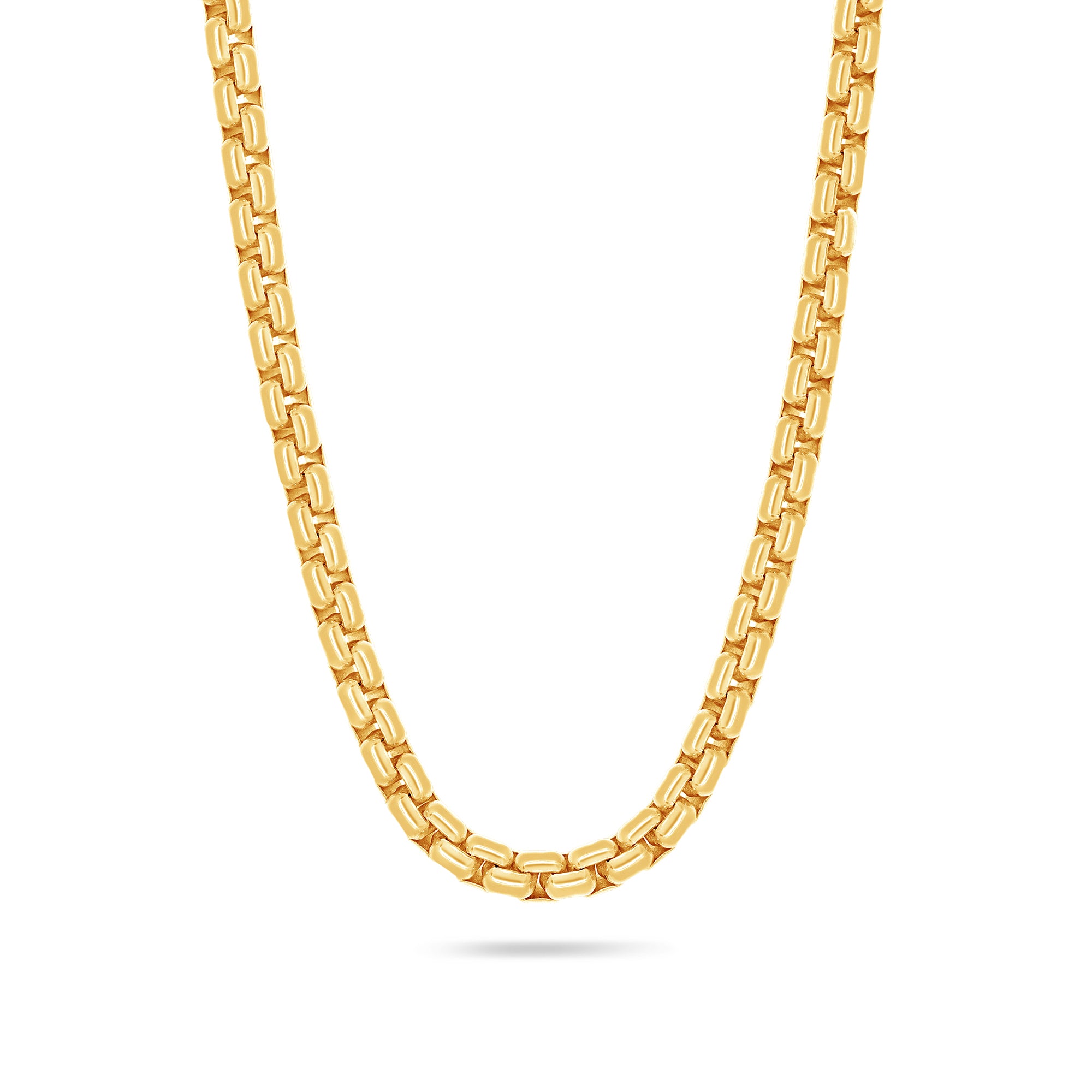 Gold Moon Link Chain (5mm)