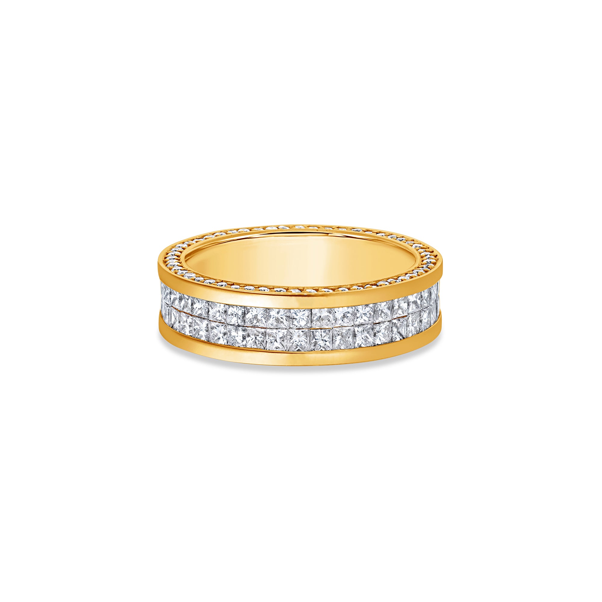Sage Eternity Ring (2-Row)