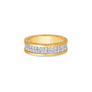 Sage Eternity Ring (2-Row)