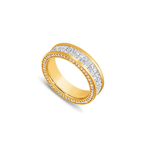 Sage Eternity Ring (2-Row)