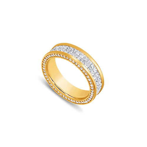 Sage Eternity Ring (2-Row)