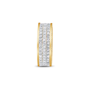 Sage Eternity Ring (3-Row)