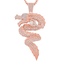 Pendants - XL Dragon Piece (Fully Iced) - ifandco.com