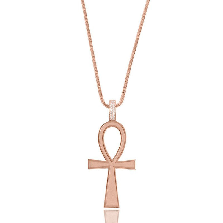 Gold Ankh Necklace Baby Ankh Piece IF