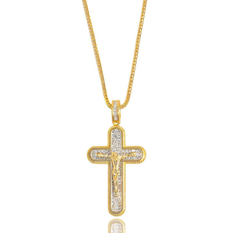 Pendants - Baby Sage Crucifix - ifandco.com