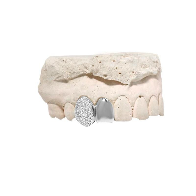 Grills - Diamond Grill Cap (Partially Iced, Double) - ifandco.com