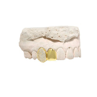 Grills - Diamond Grill Cap (Partially Iced, Double) - ifandco.com