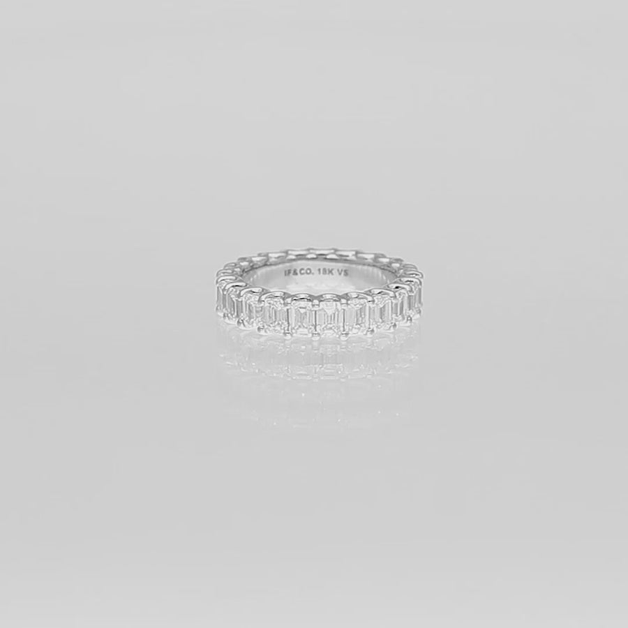 Céleste Eternity Ring (Emerald)