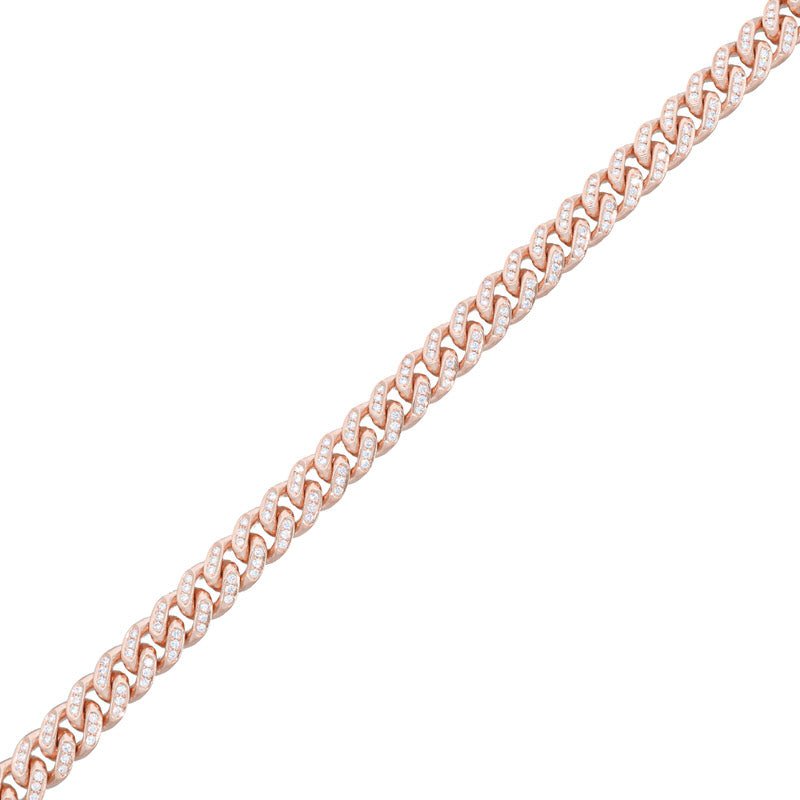 Bracelets - Diamond Cuban Link Bracelet (9mm) - ifandco.com