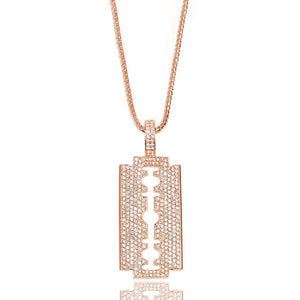 Pendants - Baby Razor Piece (Fully Iced) - ifandco.com