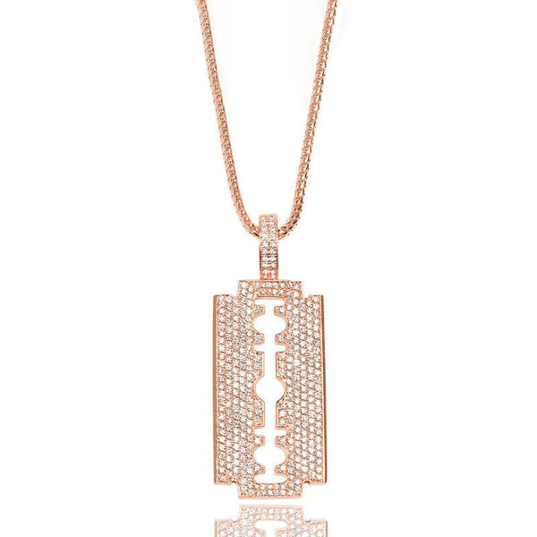 Pendants - Baby Razor Piece (Fully Iced) - ifandco.com