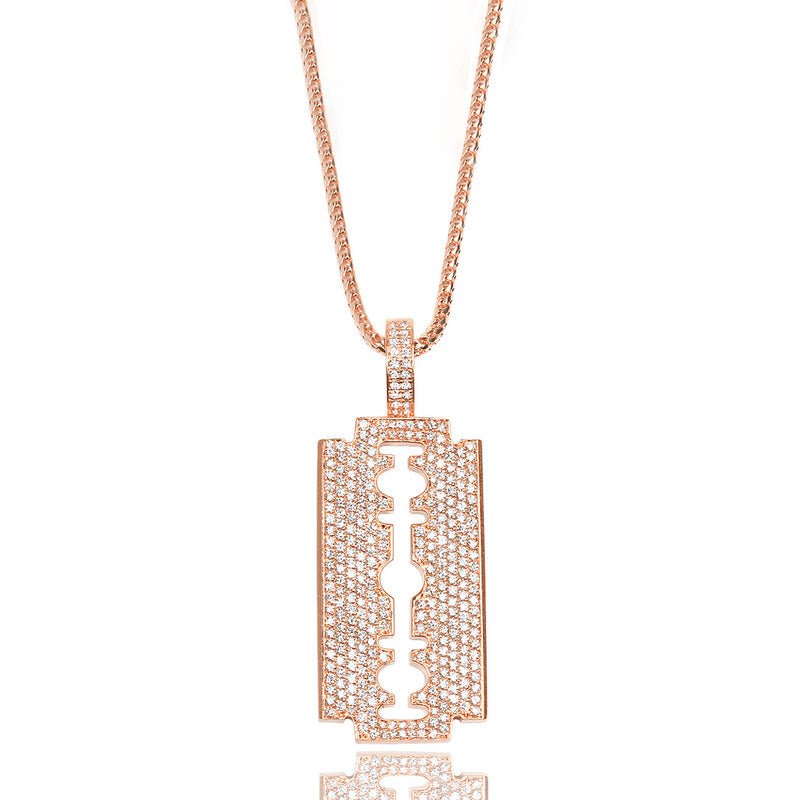 Pendants - Baby Razor Piece (Fully Iced) - ifandco.com