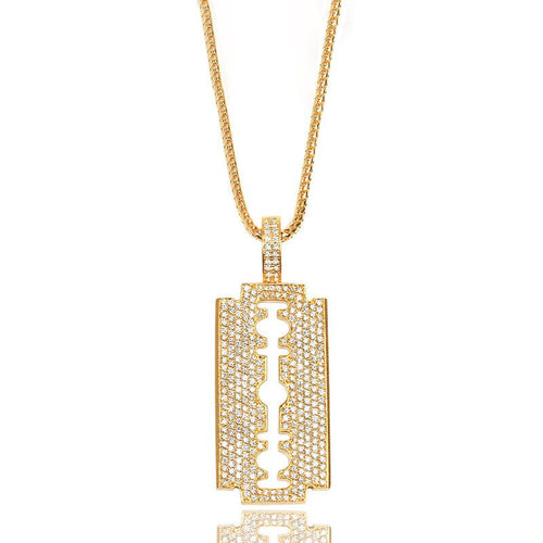 Pendants - Baby Razor Piece (Fully Iced) - ifandco.com