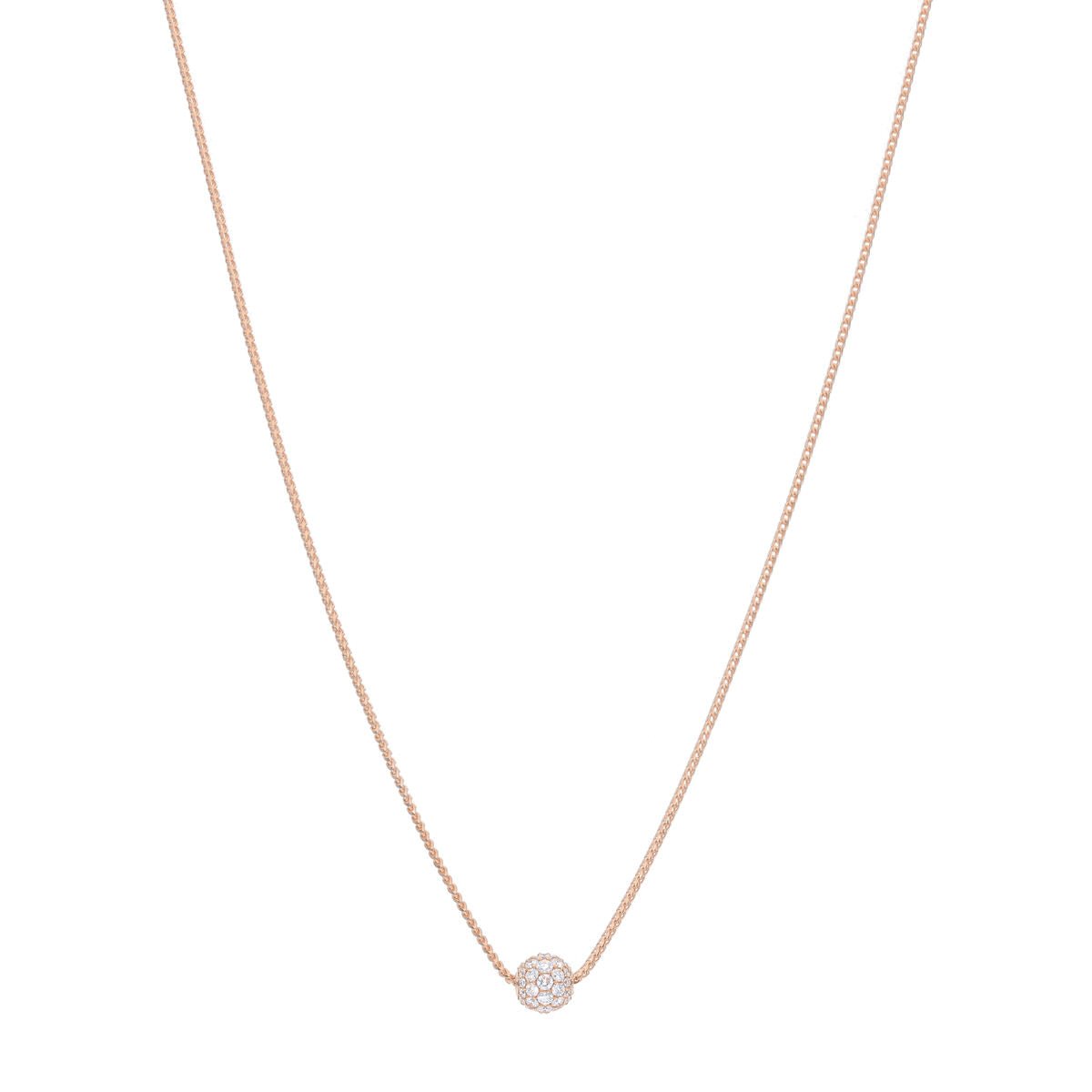  - Diamond Orb Necklace (7mm) - ifandco.com