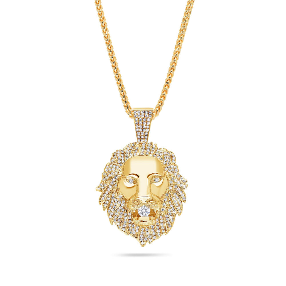 Pendants - Baby Lion Piece (Fully Iced) - ifandco.com