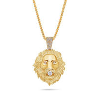 Pendants - Baby Lion Piece (Partially Iced) - ifandco.com