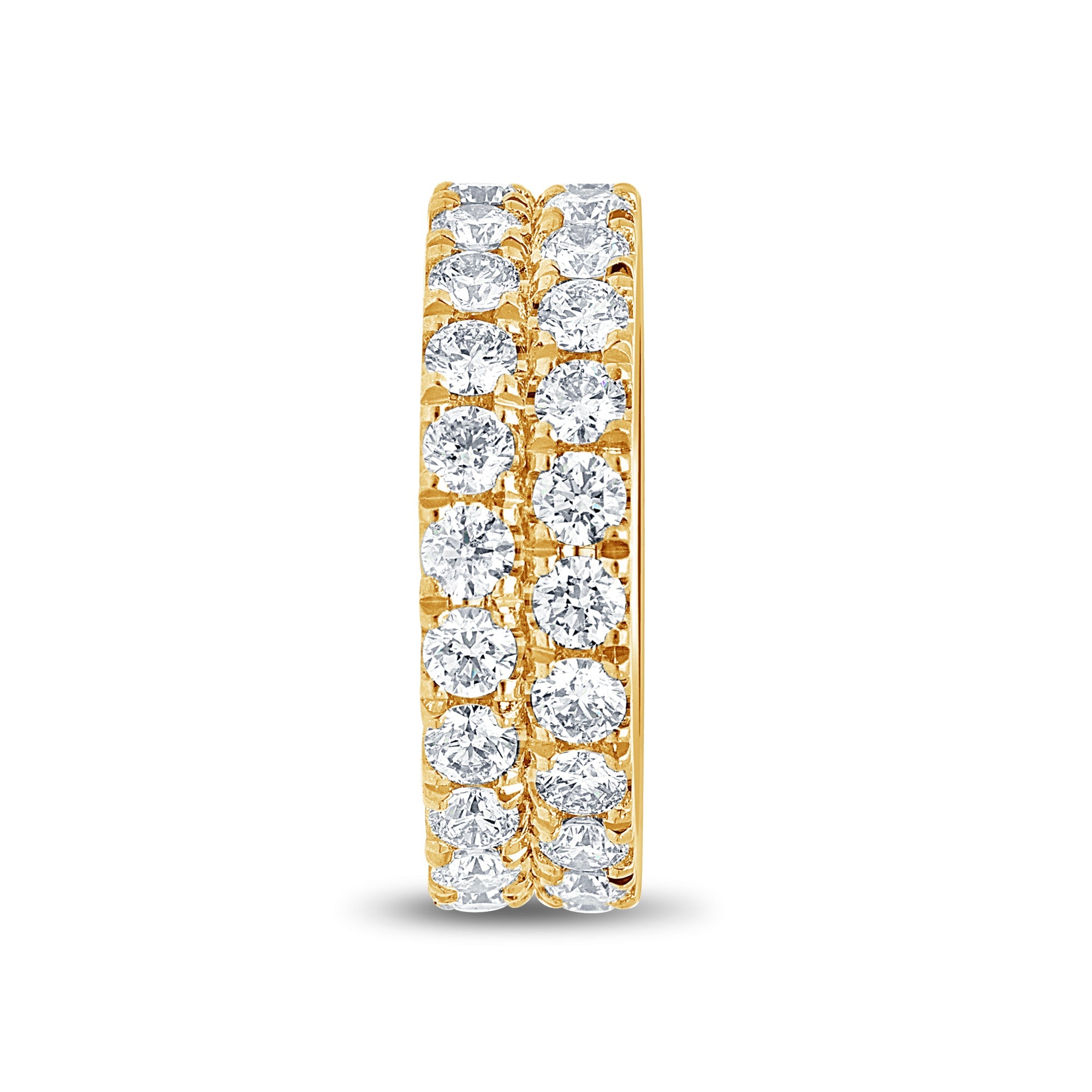 Baby Elle Eternity Ring (2-Row) (18K YELLOW GOLD) - IF & Co. Custom Jewelers