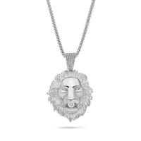 Baby Lion Piece (Partially Iced) (14K YELLOW GOLD) - IF & Co. Custom Jewelers