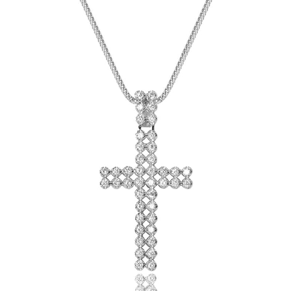 Baby Peri Cross (14K WHITE GOLD) - IF & Co. Custom Jewelers